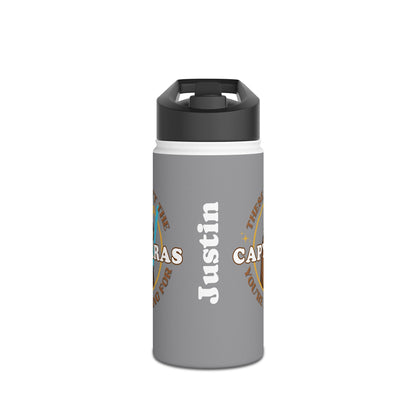 Star Wars Kids Water Bottle – These Aren’t the Capybaras You’re Looking For – Funny Obi-Wan Capybara Parody – 12oz Stainless Steel Bottle – Sci-Fi Gift