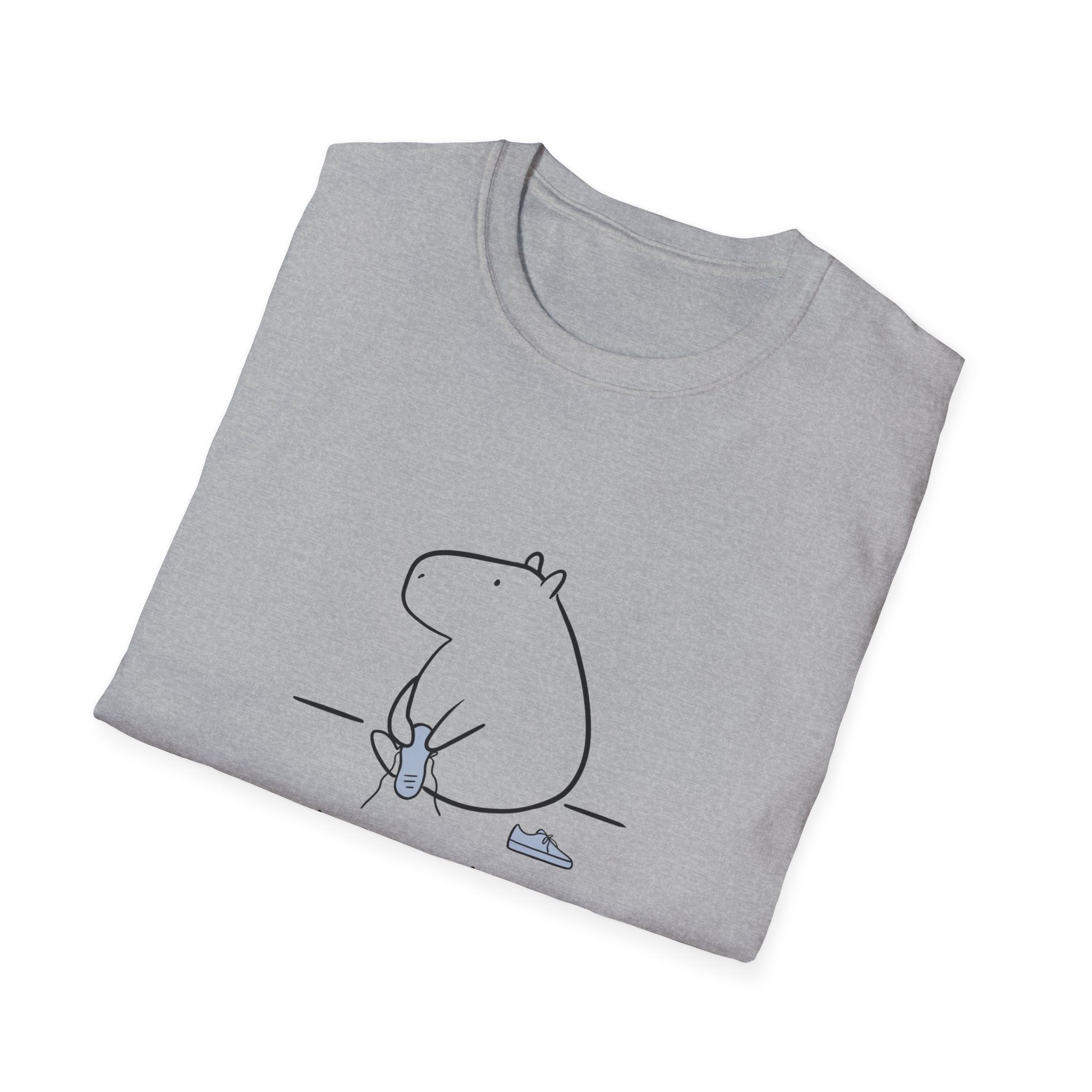 “I’ll Catch Up” Shirt  – Funny Capybara Softstyle Tee