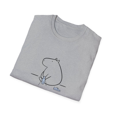 “I’ll Catch Up” Shirt  – Funny Capybara Softstyle Tee