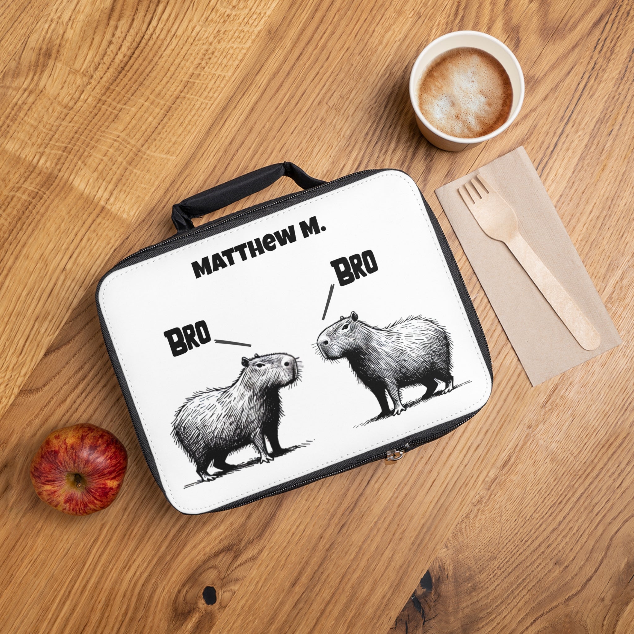 Personalized Capy Bros | Capybara Lunchbox