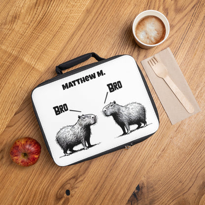 Personalized Capy Bros | Capybara Lunchbox