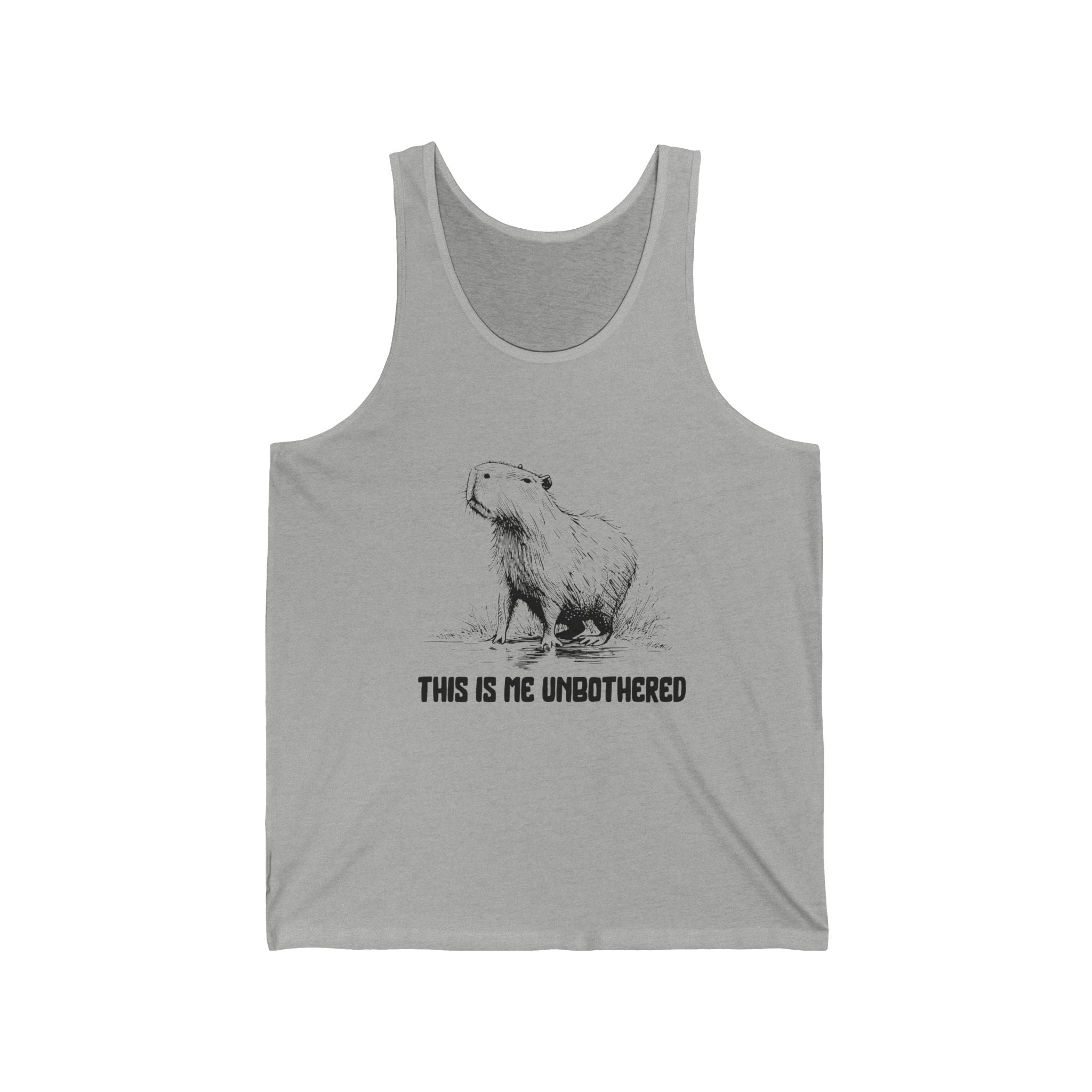 Unique Tank Tops for Chill Vibes – “This Is Me Unbothered” by Capy Life