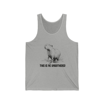 Unique Tank Tops for Chill Vibes – “This Is Me Unbothered” by Capy Life