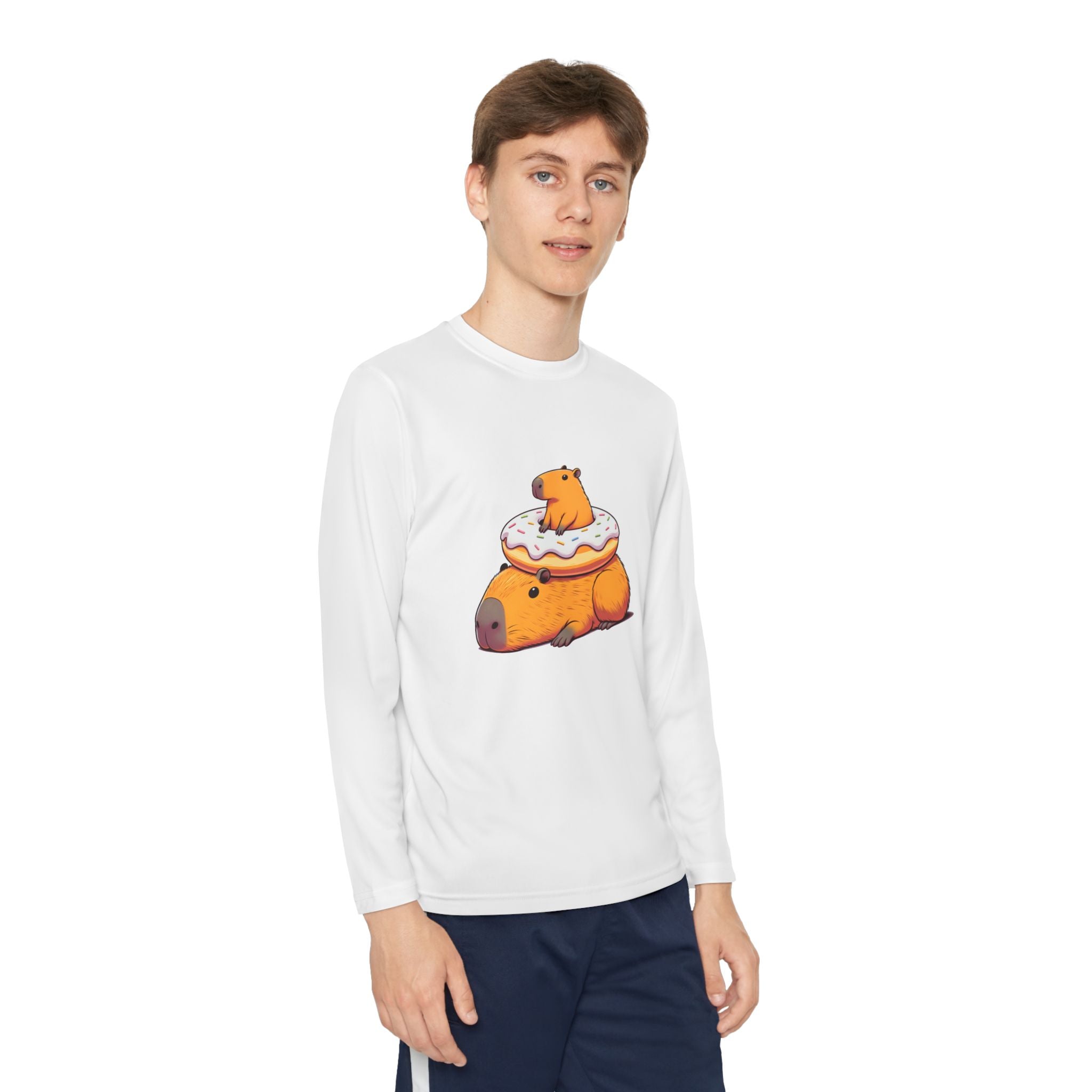 Capybara Bliss - Youth Unisex Long Sleeve Tee