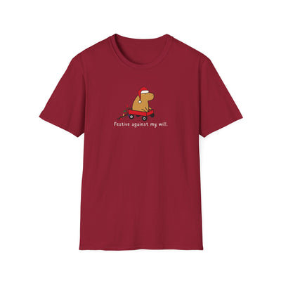 Festive Against My Will Capybara Softstyle Tee