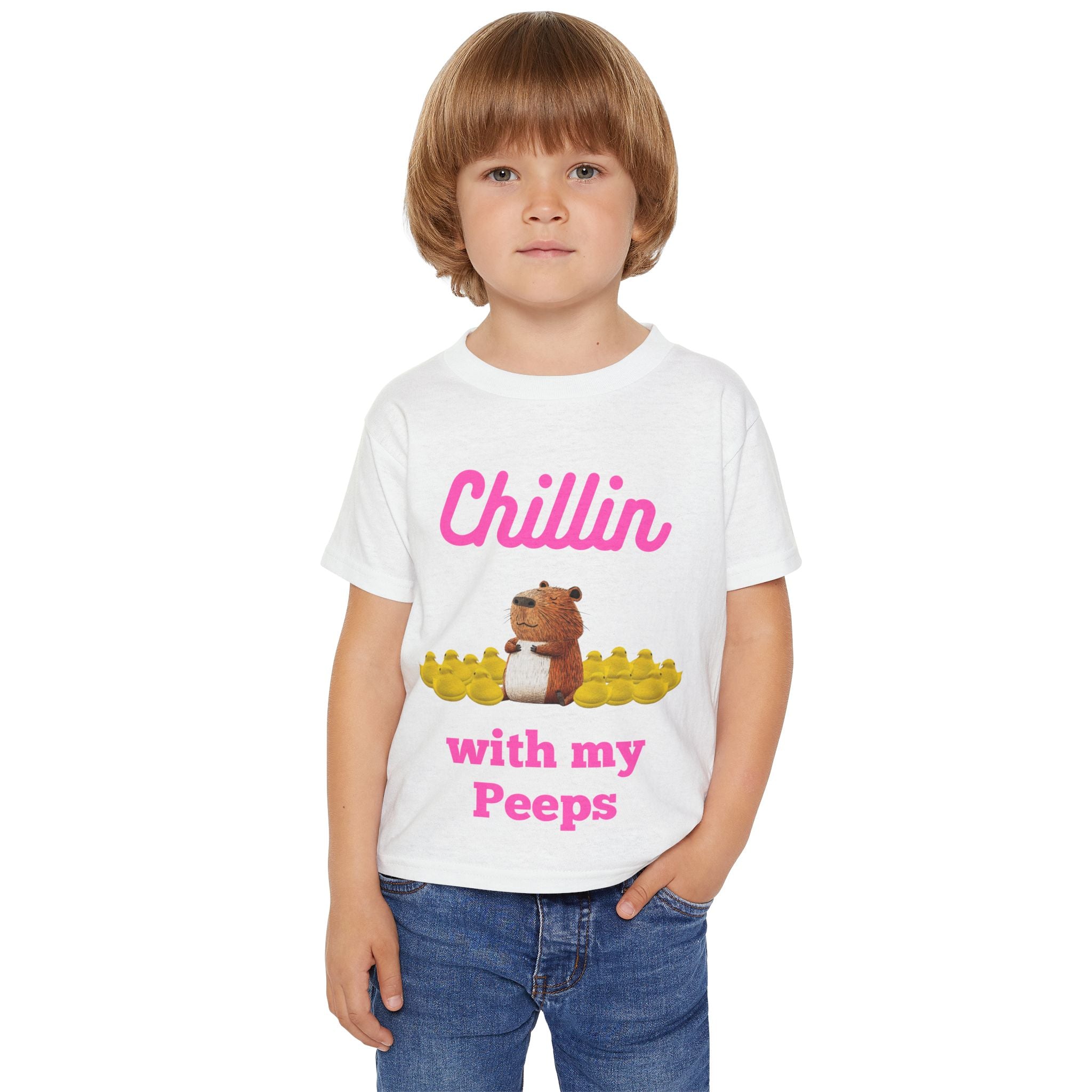 Photo Style Chillin' with My Peeps - Tshirt (TODDLER)