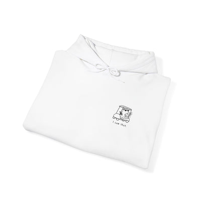 I Saw That Hoodie – Funny Golf Capybara Embroidered Hoodie | Minimalist Chill Golf Sweatshirt