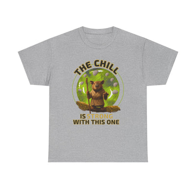 Capybara relaxation t-shirt design - detail view