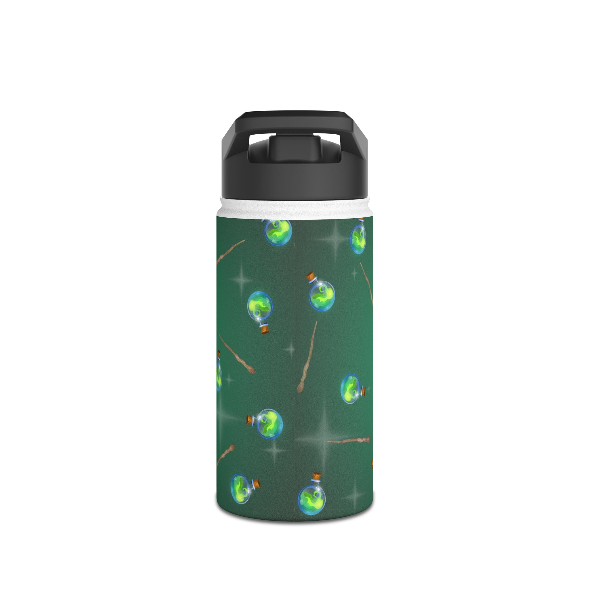Severus Napebara Magic Lover Kids Water Bottle – Capybara School of Witchcraft and Wizardry – 12oz Stainless Steel Bottle – Back to School or Birthday Gift - Matching Lunchbox