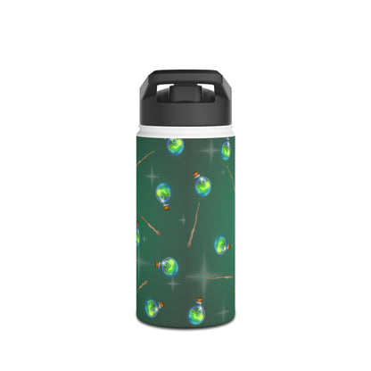 Severus Napebara Magic Lover Kids Water Bottle – Capybara School of Witchcraft and Wizardry – 12oz Stainless Steel Bottle – Back to School or Birthday Gift - Matching Lunchbox