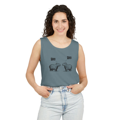 “Bro Bro’” Funny Capybara Premium Comfort Colors Tank