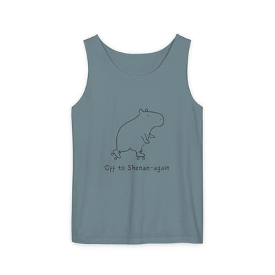 Off to Shenan-again Capybara Premium Tank Top