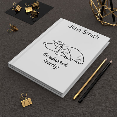 Graduated (Barely) Personalized Capybara Journal