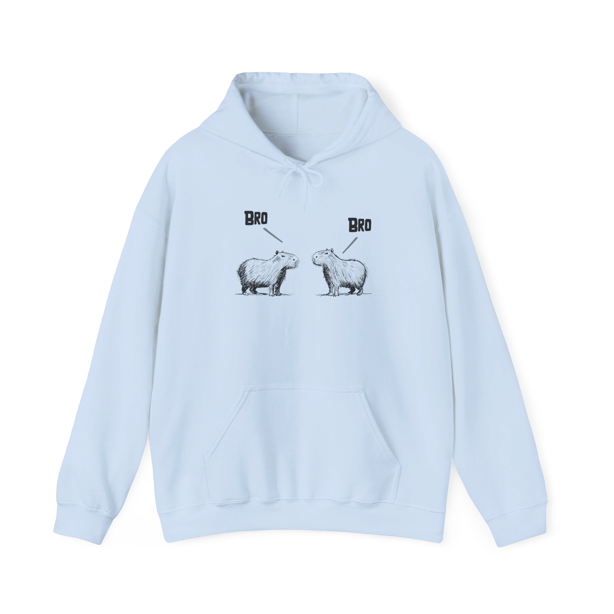 “Bro, Bro” Capybara Hoodie | Funny Capybara Hoodie for Adults