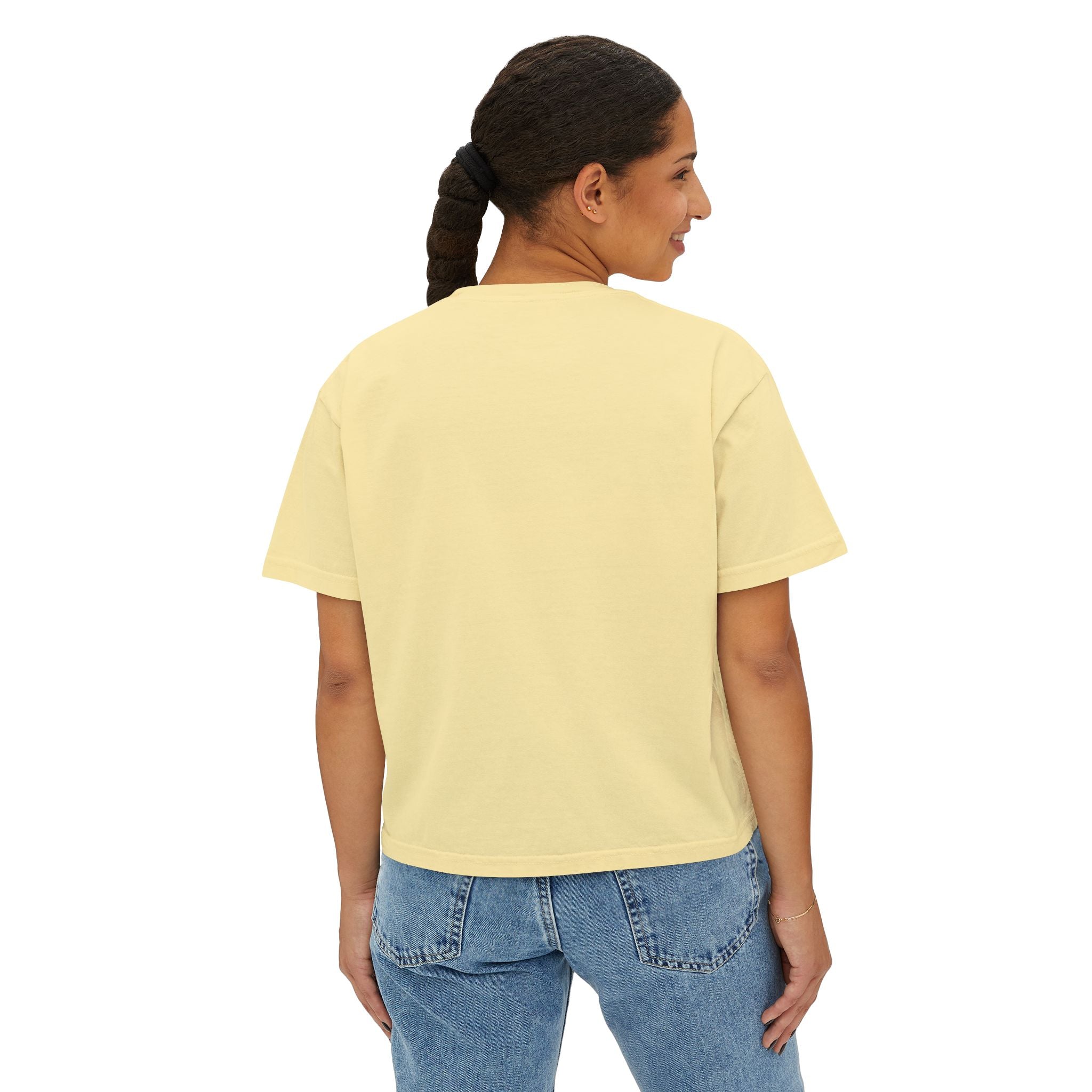 DJ Capybara Double Turntable - Women's Boxy Shirt