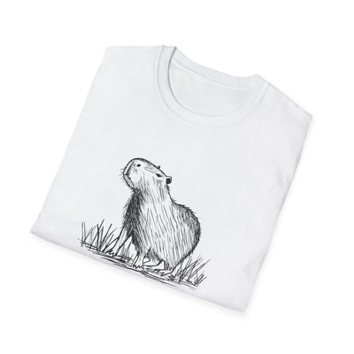 This Is Me Unbothered Shirt – Funny Capybara Softstyle Tee