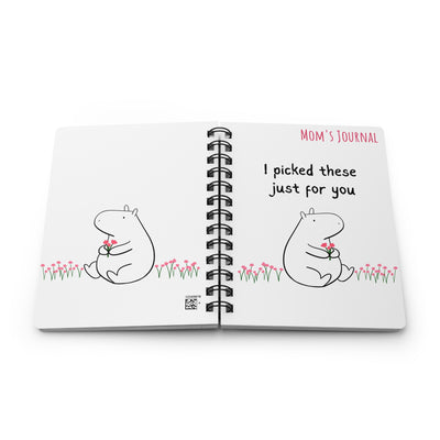 Personalized Gift Journal – Cute Capybara Notebook “I Picked These Just for You”