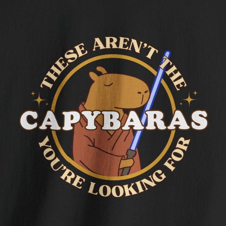 Capybara Star Wars Adult Tee – These Aren't the Capybaras