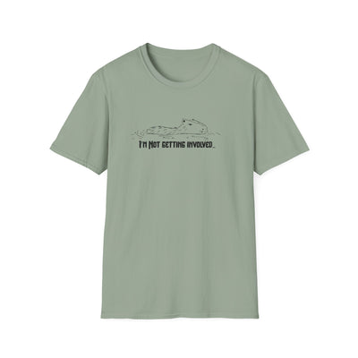 "I'm not getting involved" Capybara No Drama Softstyle Adult Tee