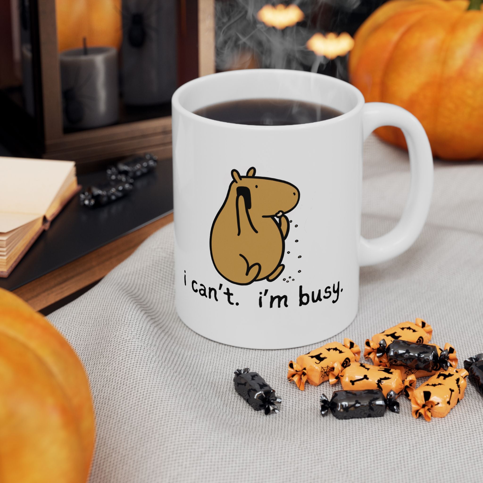 I'm Busy Capybara Mug