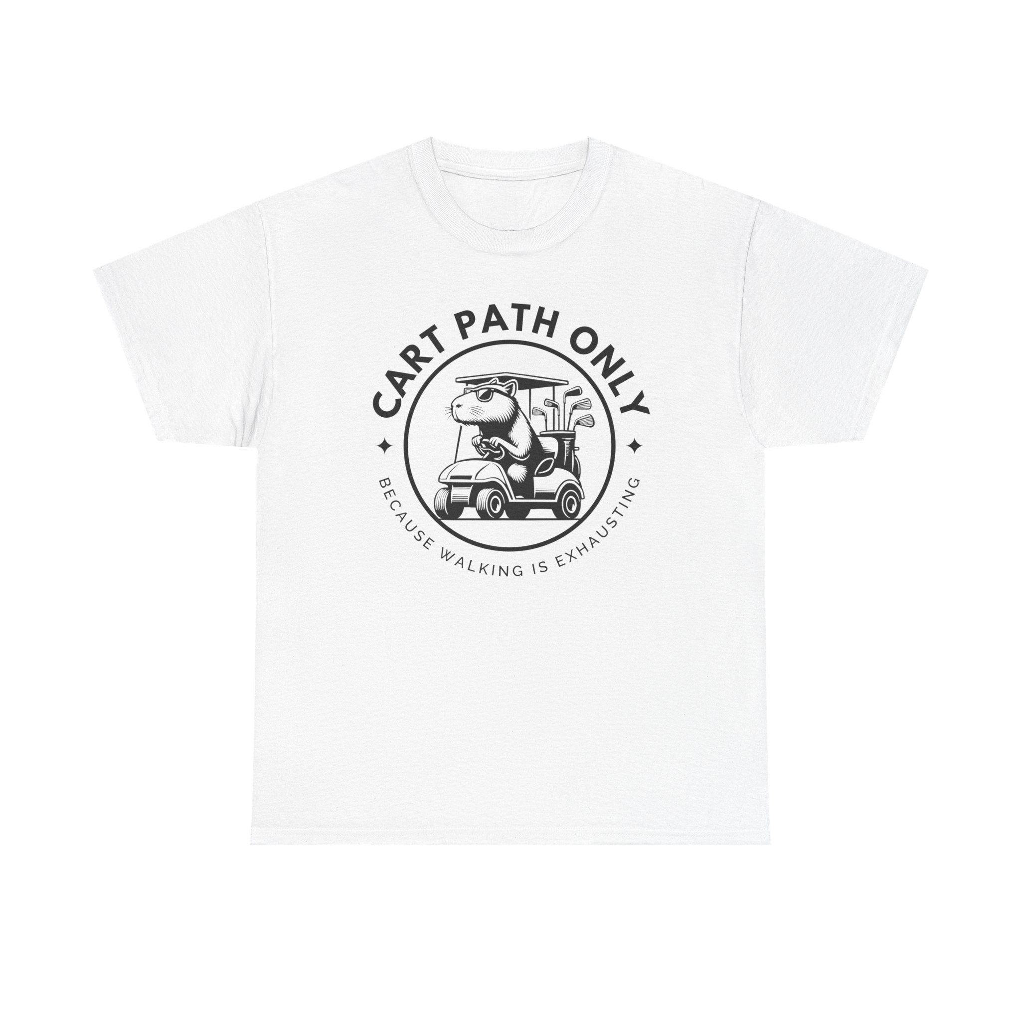 Golf Humor Tee, Unisex Heavy Cotton Tee, Funny Golf Shirt, Gift for Golf Lovers, Casual Wear, Golfer's Gift