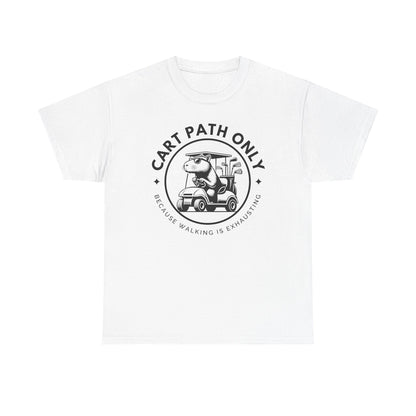 Golf Humor Tee, Unisex Heavy Cotton Tee, Funny Golf Shirt, Gift for Golf Lovers, Casual Wear, Golfer's Gift
