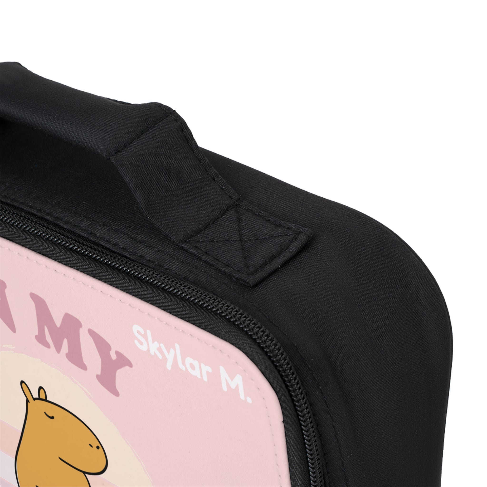 Personalized Capybara Lunchbox – In My Unbothered Era Kids Lunch Bag