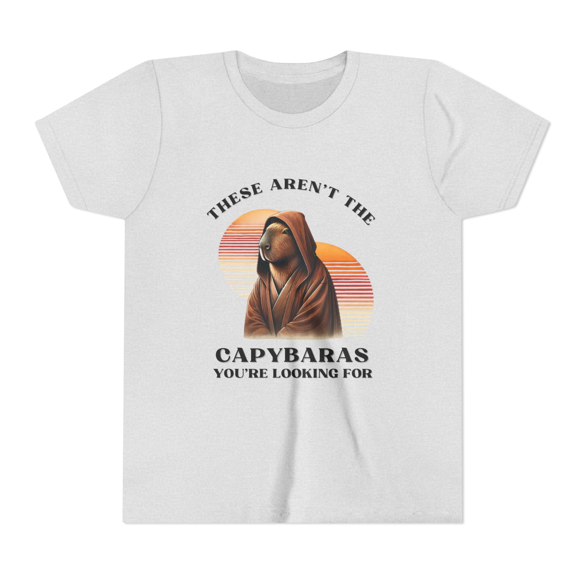 "These Aren’t the Capybaras You’re Looking For” – Funny Star Wars Unisex Youth Tee