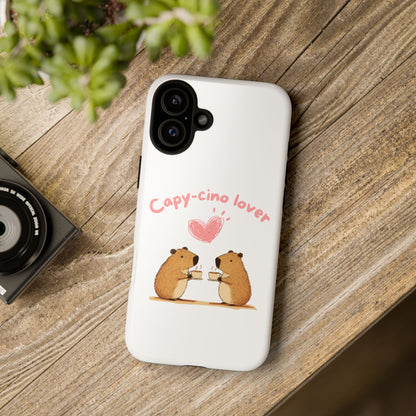 Cute Capybara Phone Case  (Capy-cino Lover Series)