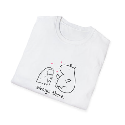 "Always There" Mom Softstyle Adult Tee – Capybara