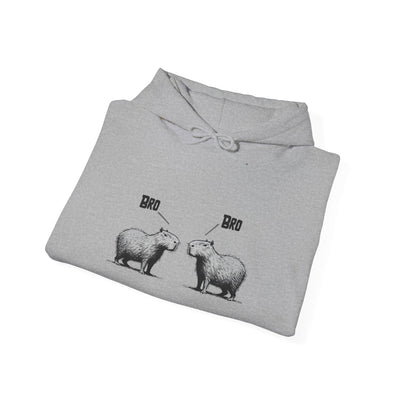 Bro Bro Adult Hoodie | Funny Chill Graphic Heavy Hoodie - view 6