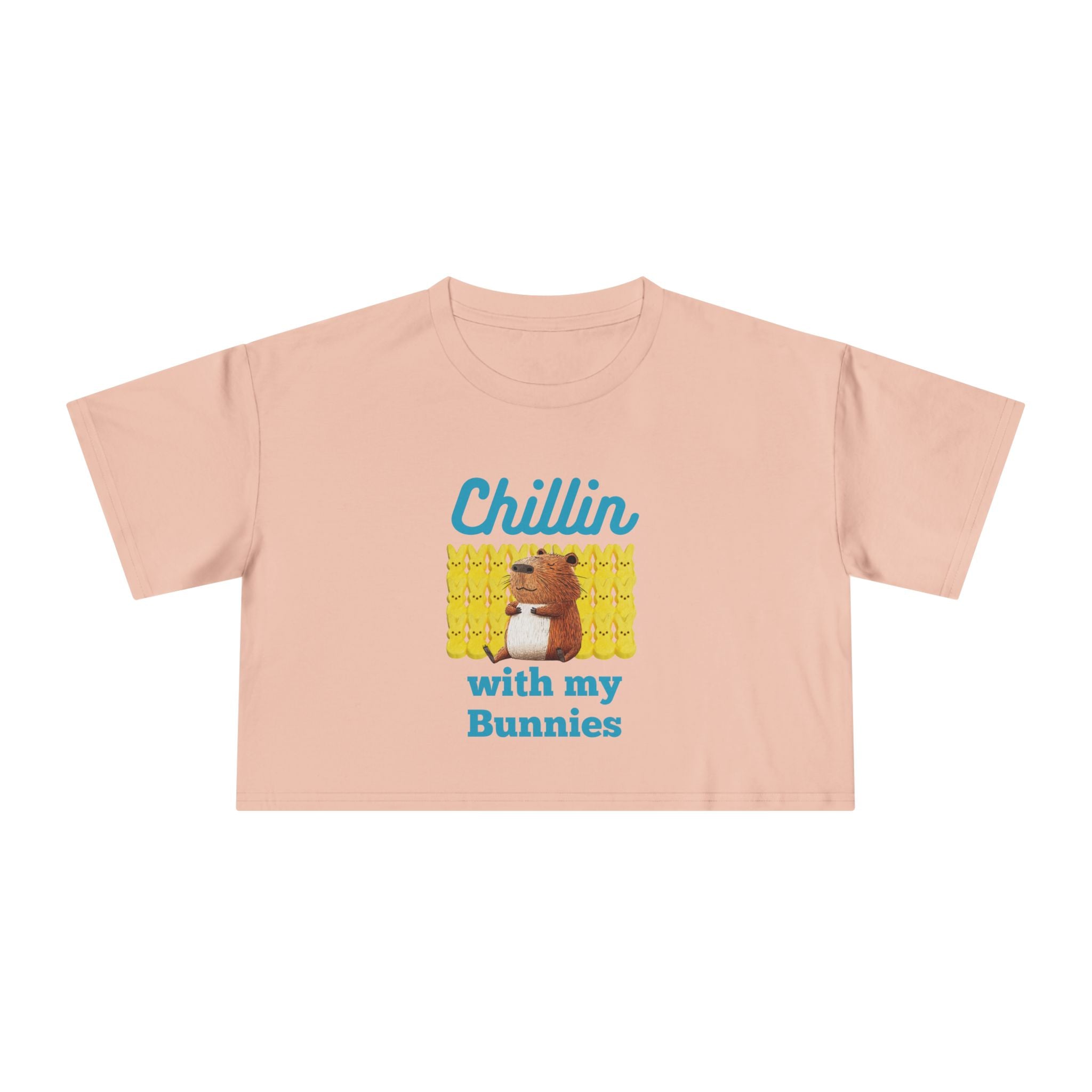 Chillin with my Bunnies - Women's Crop Tee