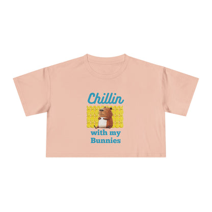 Chillin with my Bunnies - Women's Crop Tee