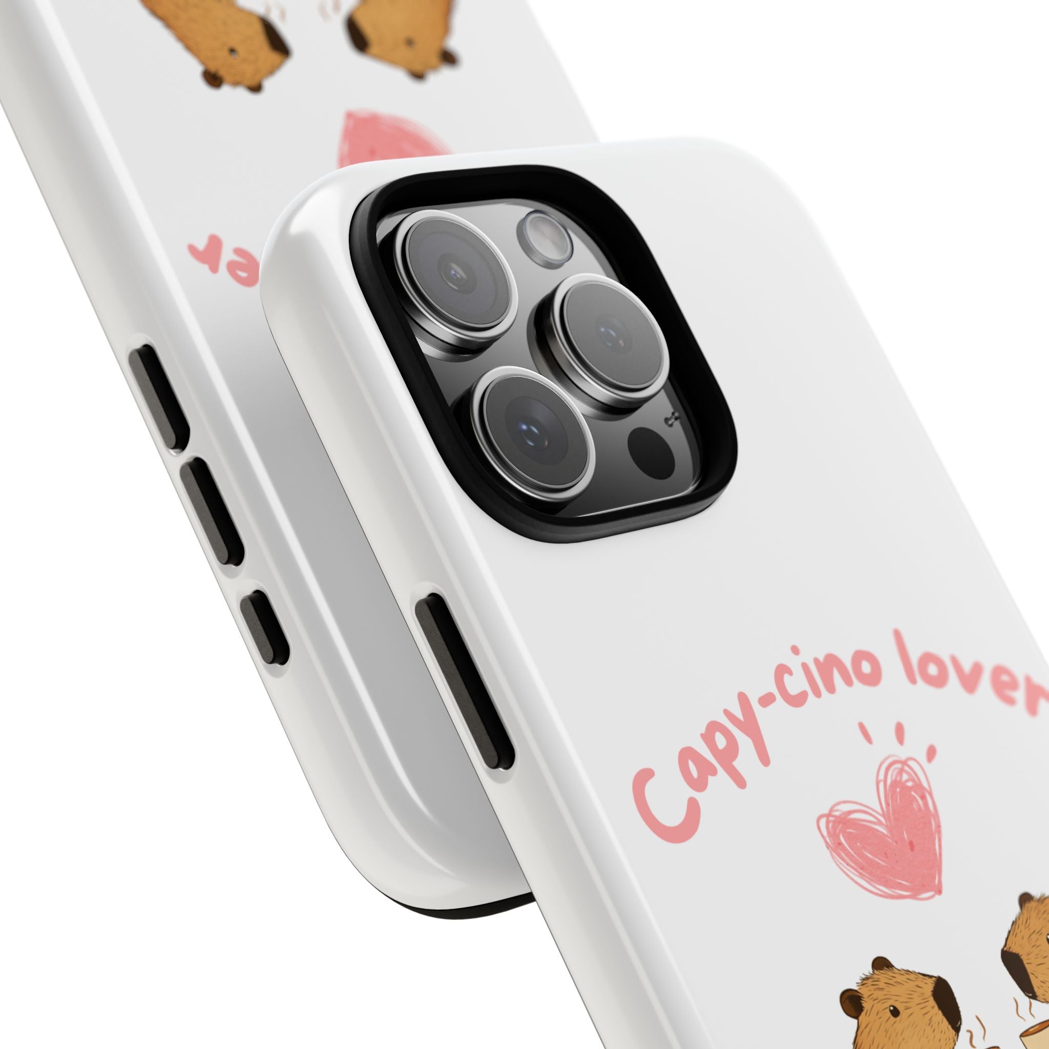 Cute Capybara Phone Case  (Capy-cino Lover Series)