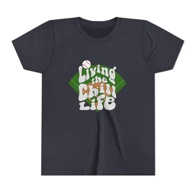 Living the Chill Life Baseball Diamond - Unisex Youth Tee - view 4