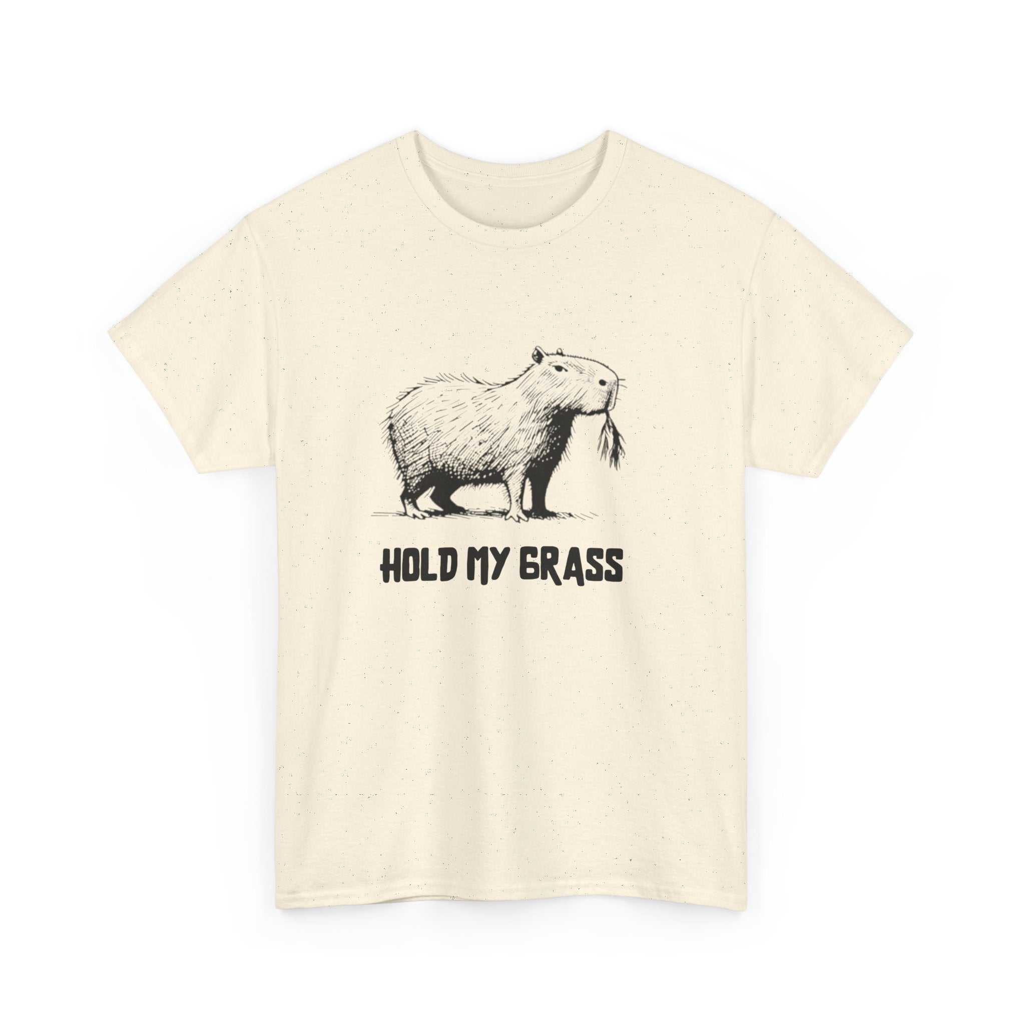 Hold My Grass T-Shirt | Funny Chill Graphic Heavy Cotton Tee