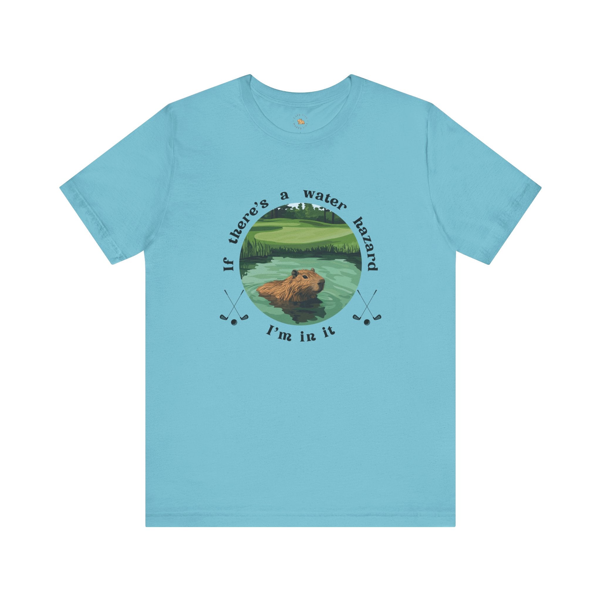 Capabara in the Water Hazard Tee (Capy Golf Edition)