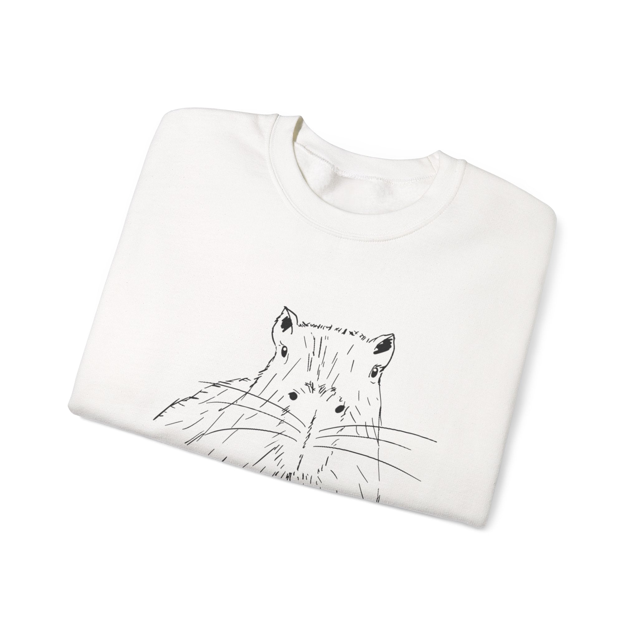 "You Gonna Finish That?" Capybara Crewneck Sweatshirt