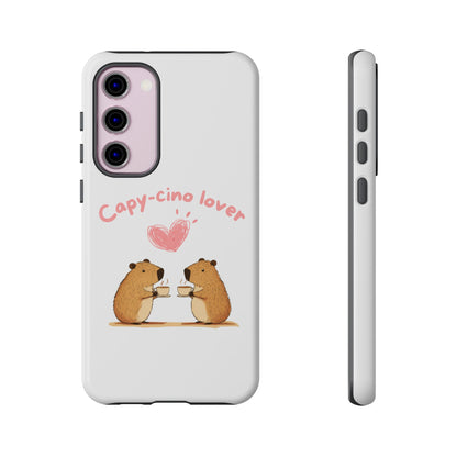 Cute Capybara Phone Case  (Capy-cino Lover Series)