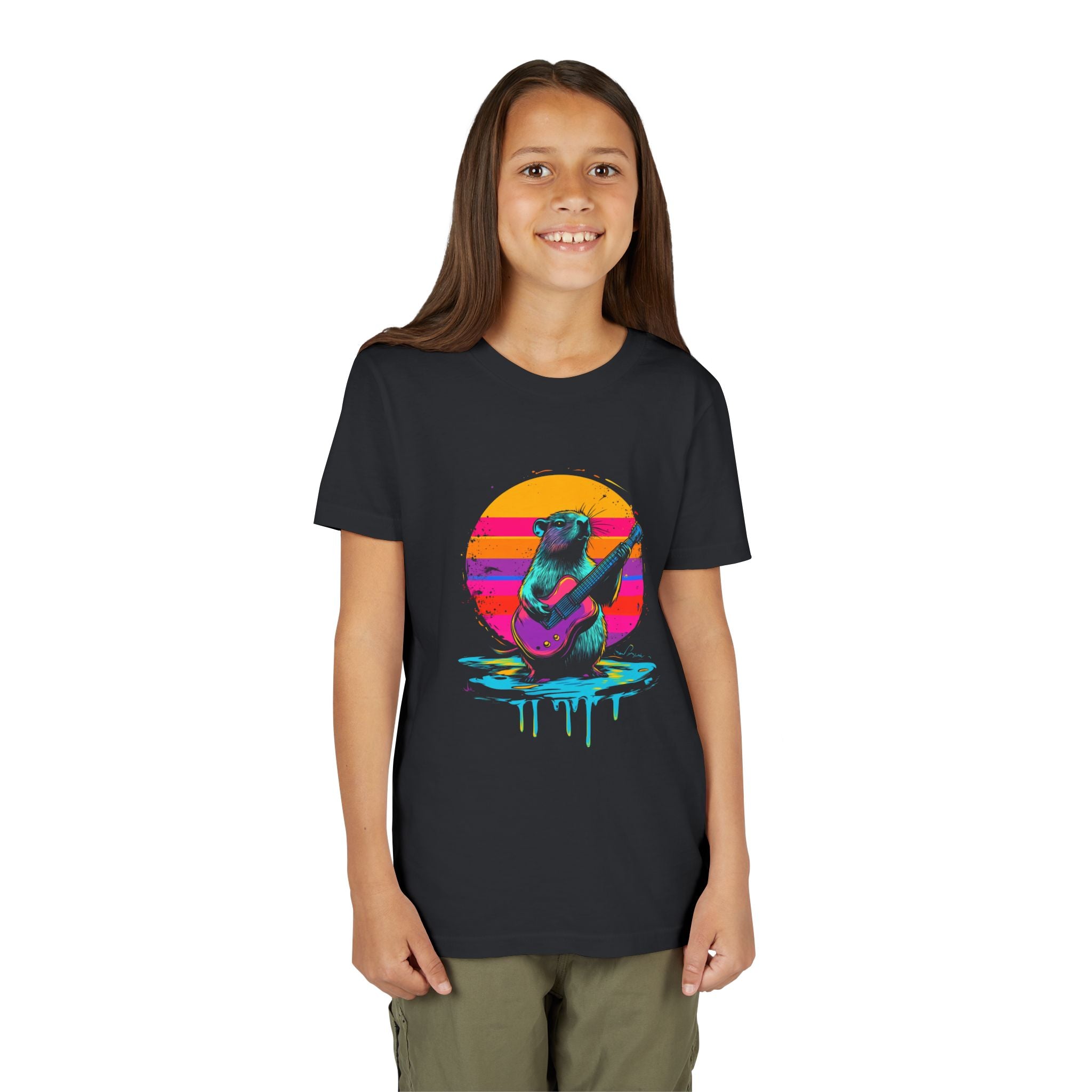 Guitar Capybara - Unisex Tee (KIDS)