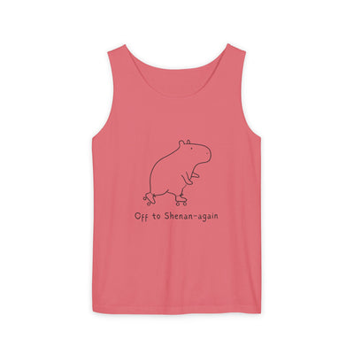 Off to Shenan-again Capybara Premium Tank Top