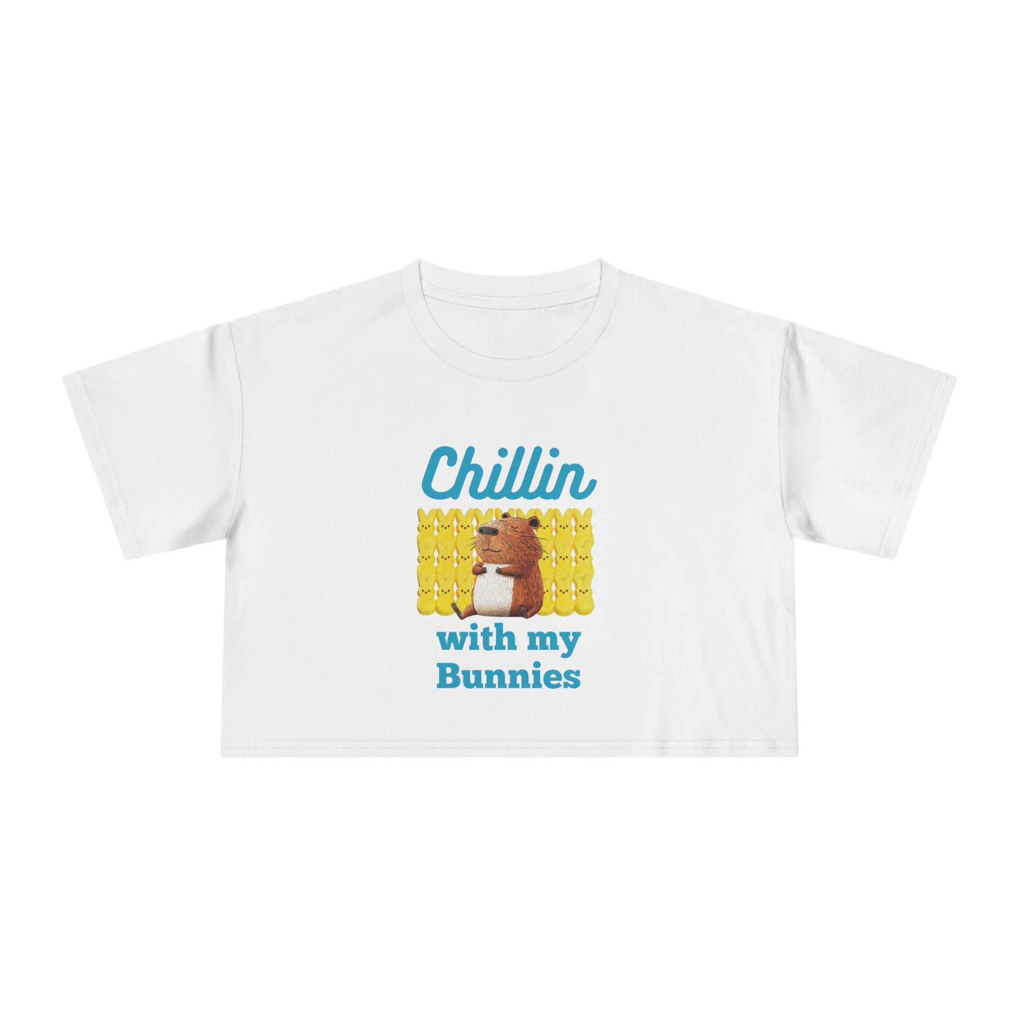 Chillin with my Bunnies - Women's Crop Tee