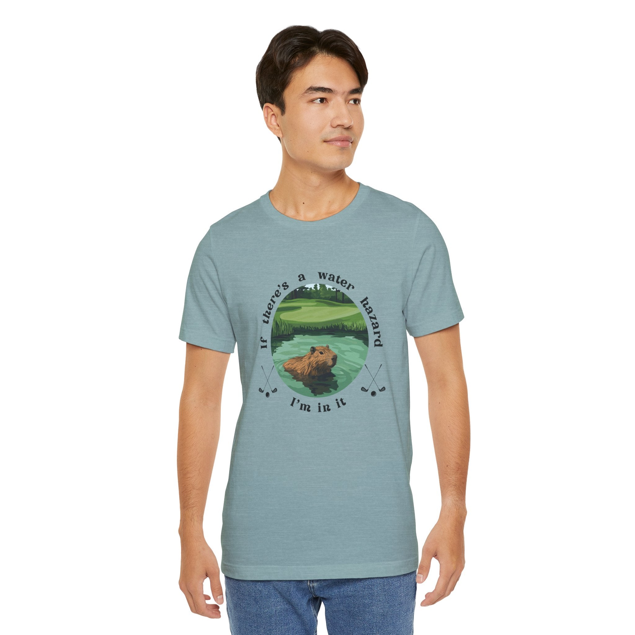 Capabara in the Water Hazard Tee (Capy Golf Edition)