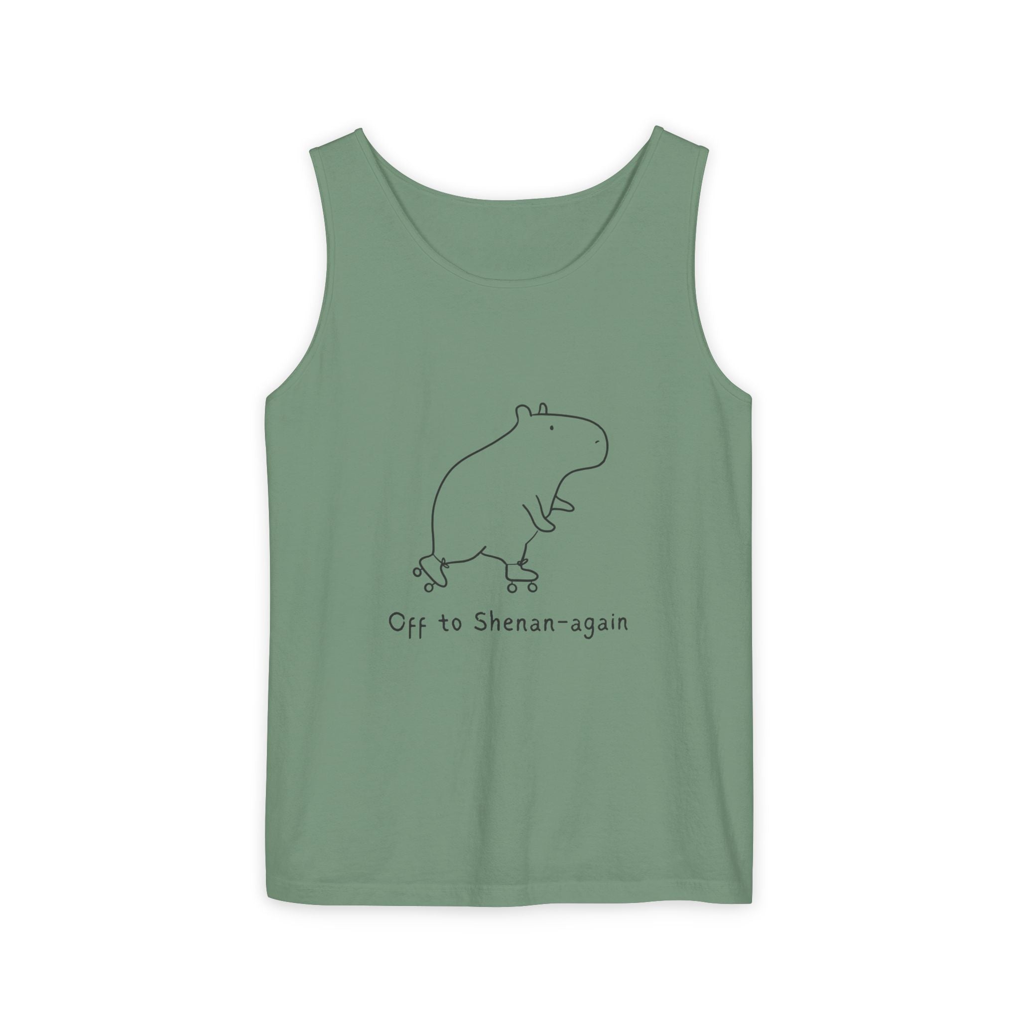 Off to Shenan-again Capybara Premium Tank Top
