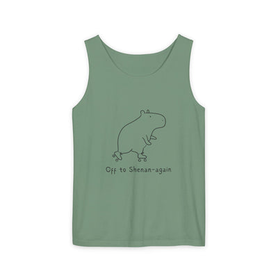 Off to Shenan-again Capybara Premium Tank Top