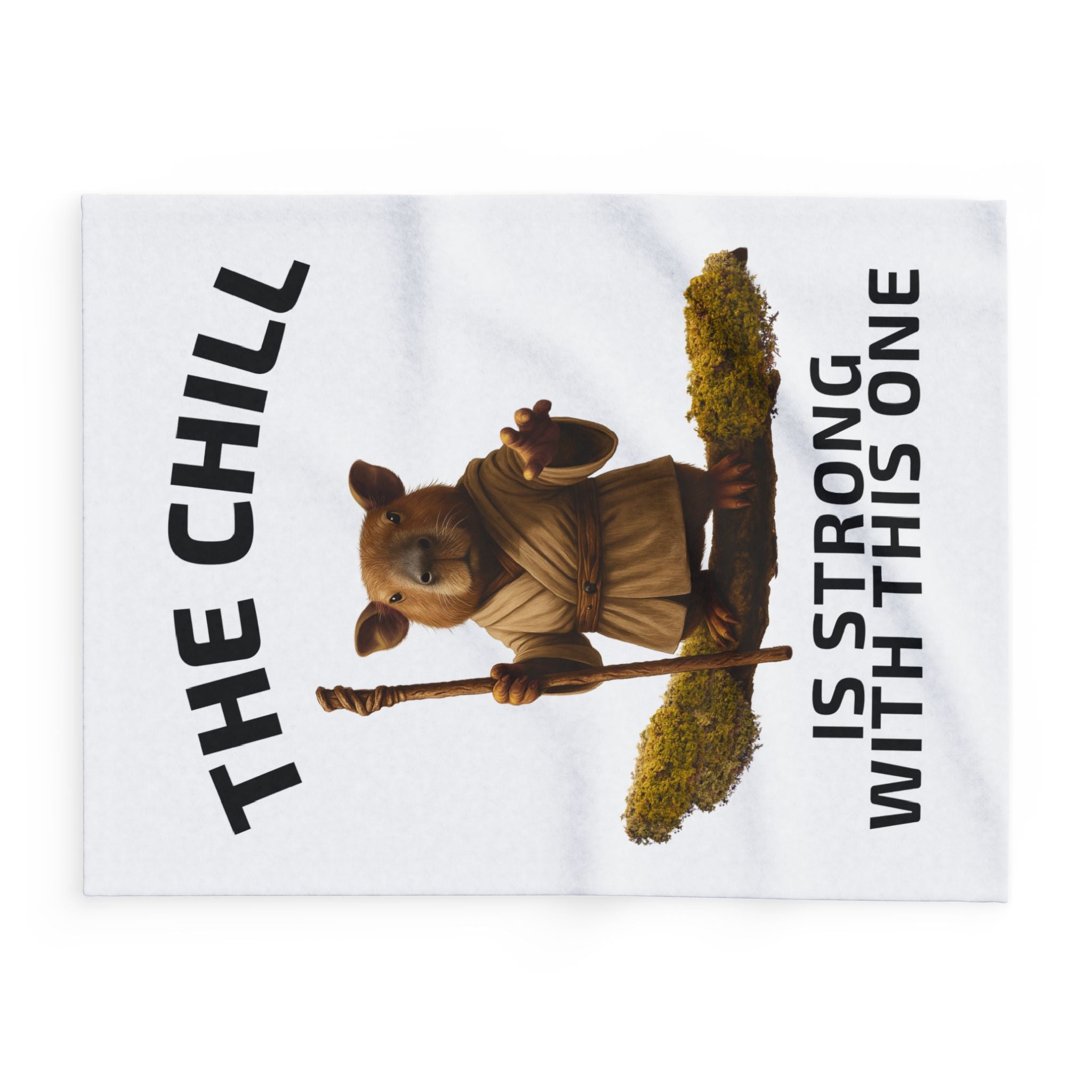 The Chill Is Strong With This One - Fleece Blanket