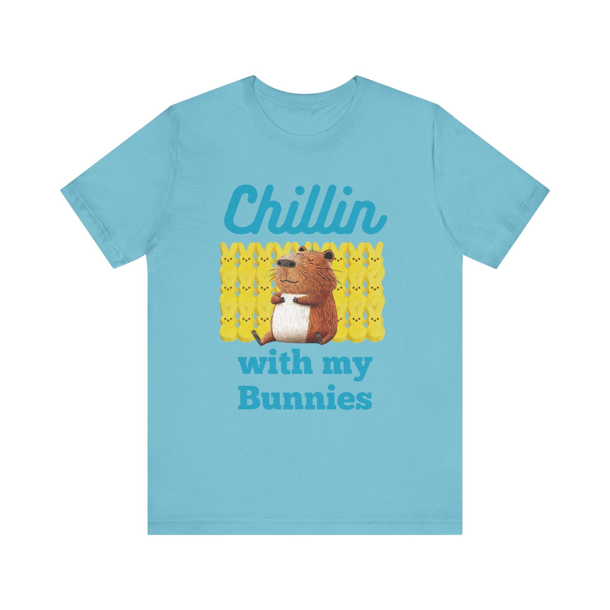 Chillin with my Bunnies - Unisex Jersey Tee (ADULT)