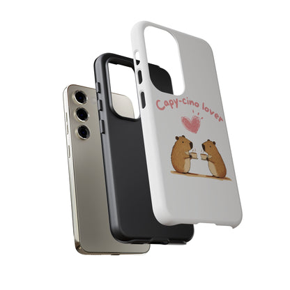 Cute Capybara Phone Case  (Capy-cino Lover Series)