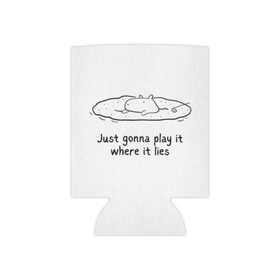 Funny Golf Koozie – “Just Gonna Play It Where It Lies” Capybara Koozie