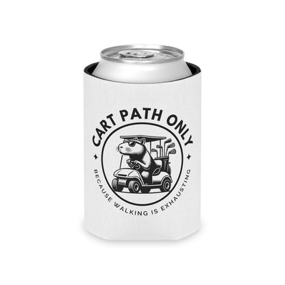 Cart Path Only Koozie – Funny Golf Drink Holder